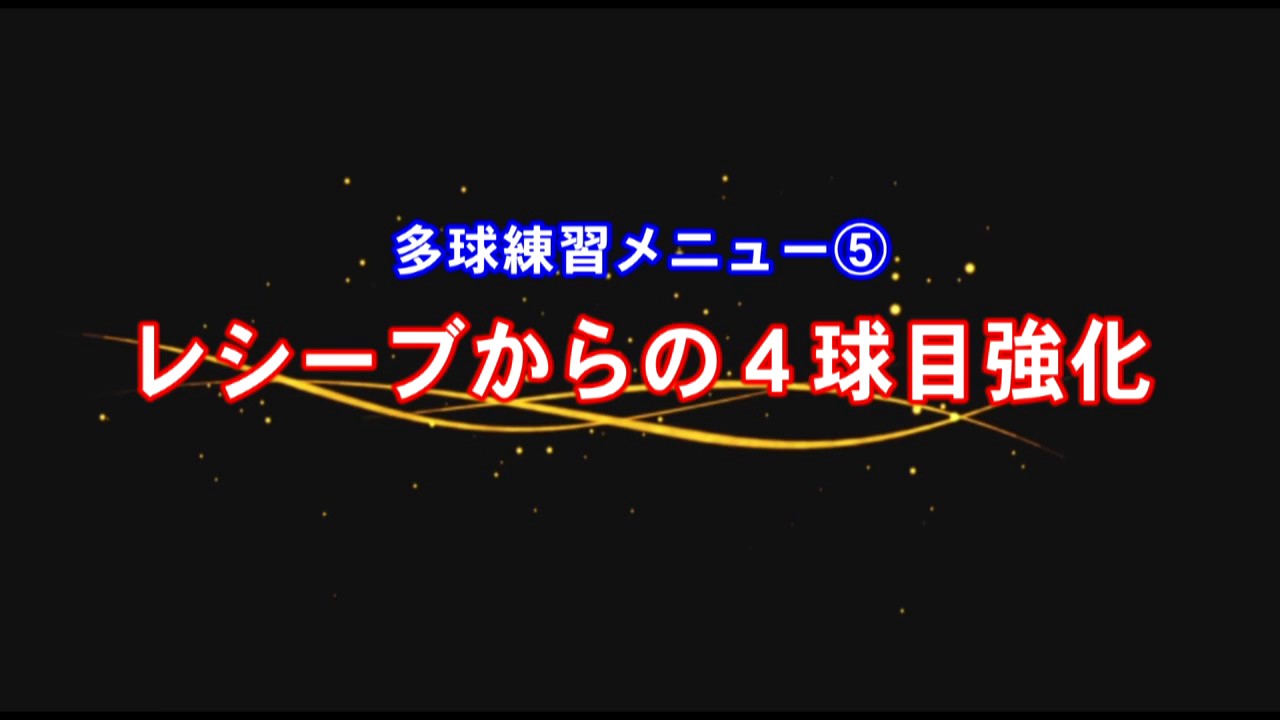 卓球王国DVD「最強の多球練習」