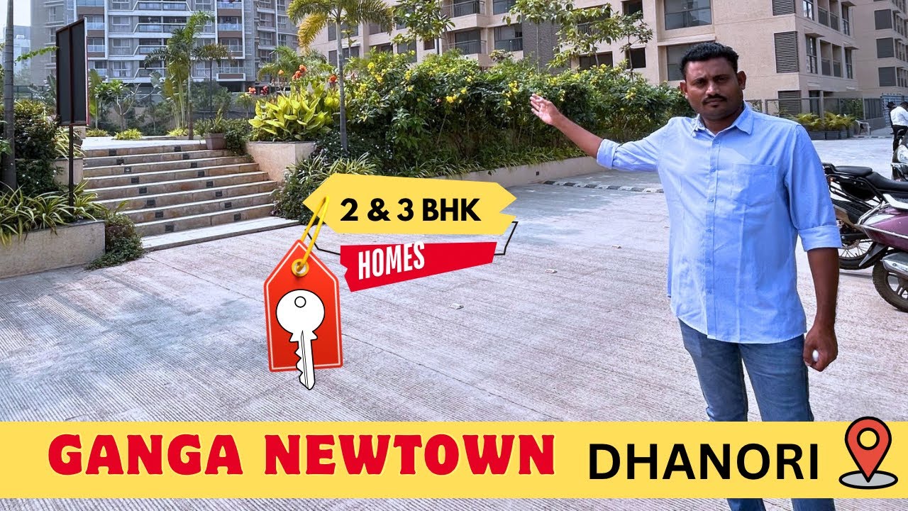 Dhanori Pune Flats | Ganga Newtown Dhanori | 8007060107 | 2,3 BHK Flat For Sale In Pune