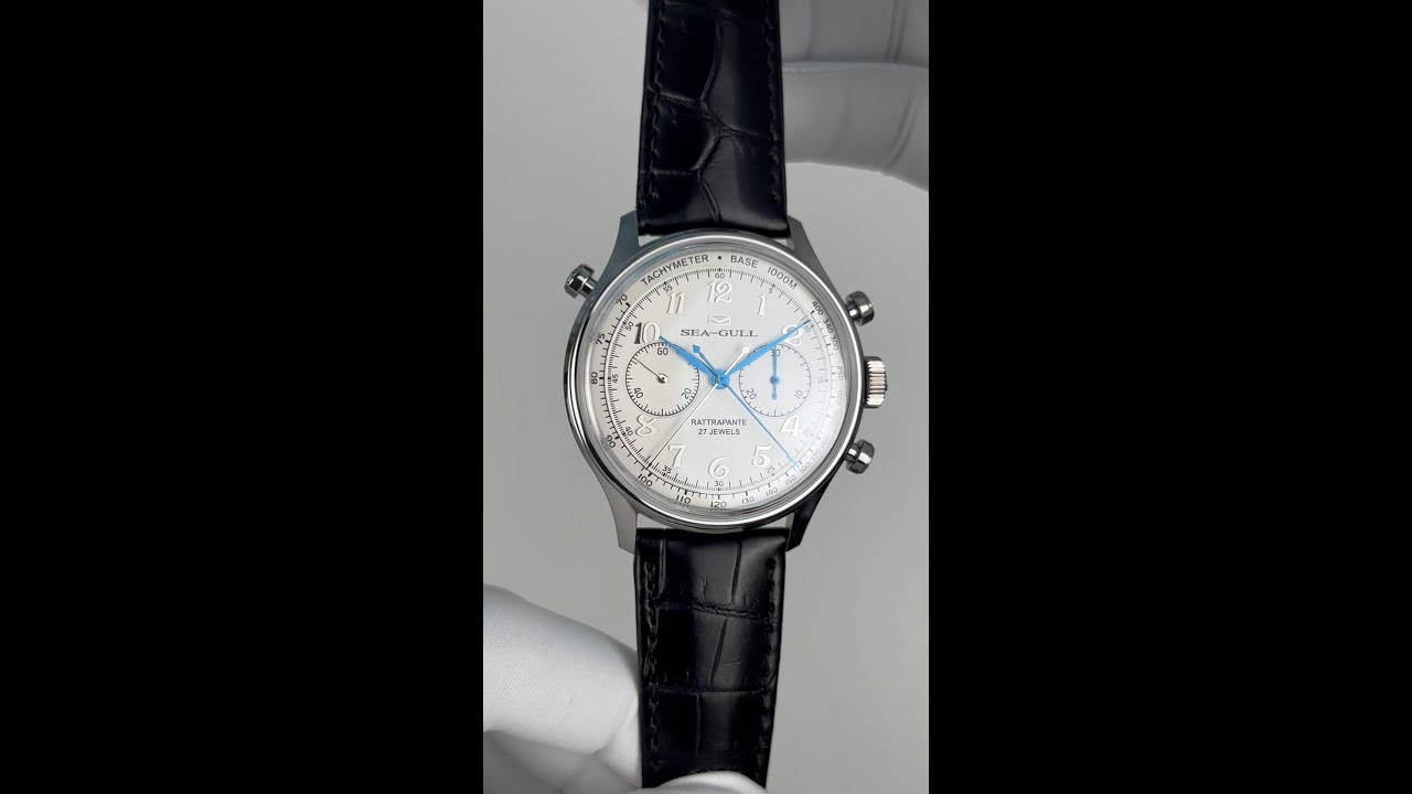 Sea-Gull 1077 Split-second Chronograph. Rattrapante. Ref. 418.13.1077  海鸥表1077 双秒追针计时码表