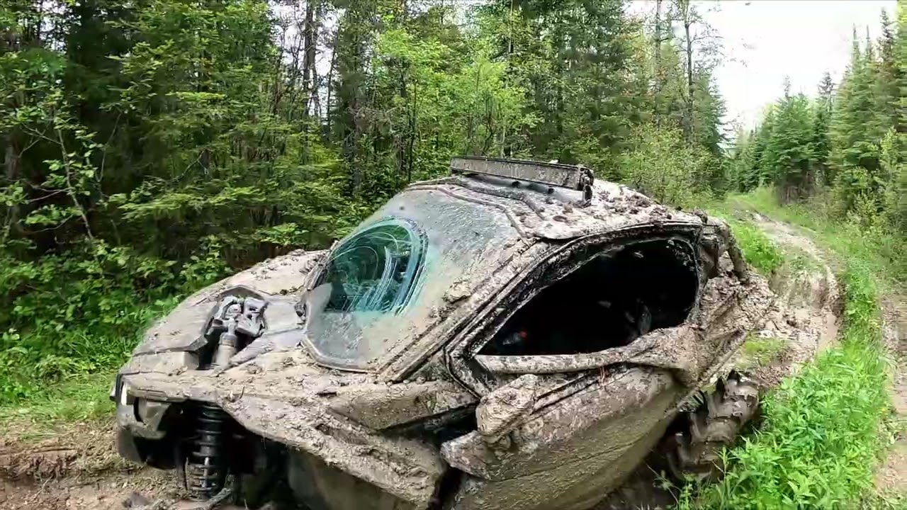 Can-Am Maverick X3 Mud Trail Ride To K Falls With Friends