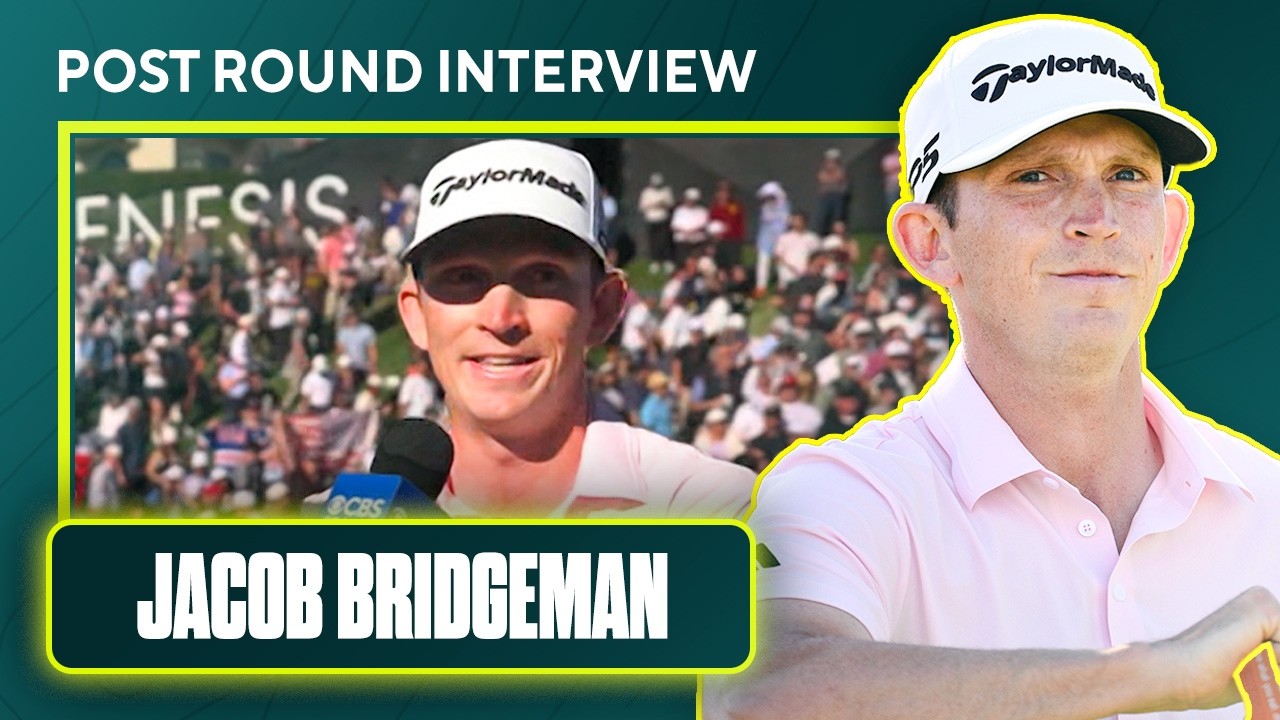 Jacob Bridgeman after earning first PGA Tour win at 2026 Genesis Invitational: 'A dream come true'