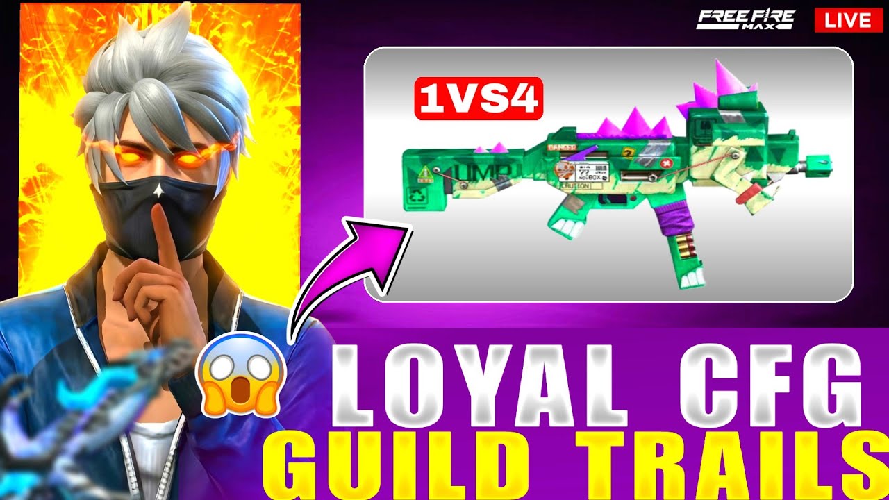 🔴 free fire loyal CFG guild trials i want mobile legends 1vs2 1vs3 1vs4 #mbg #dfg #anr #dmn #cfg