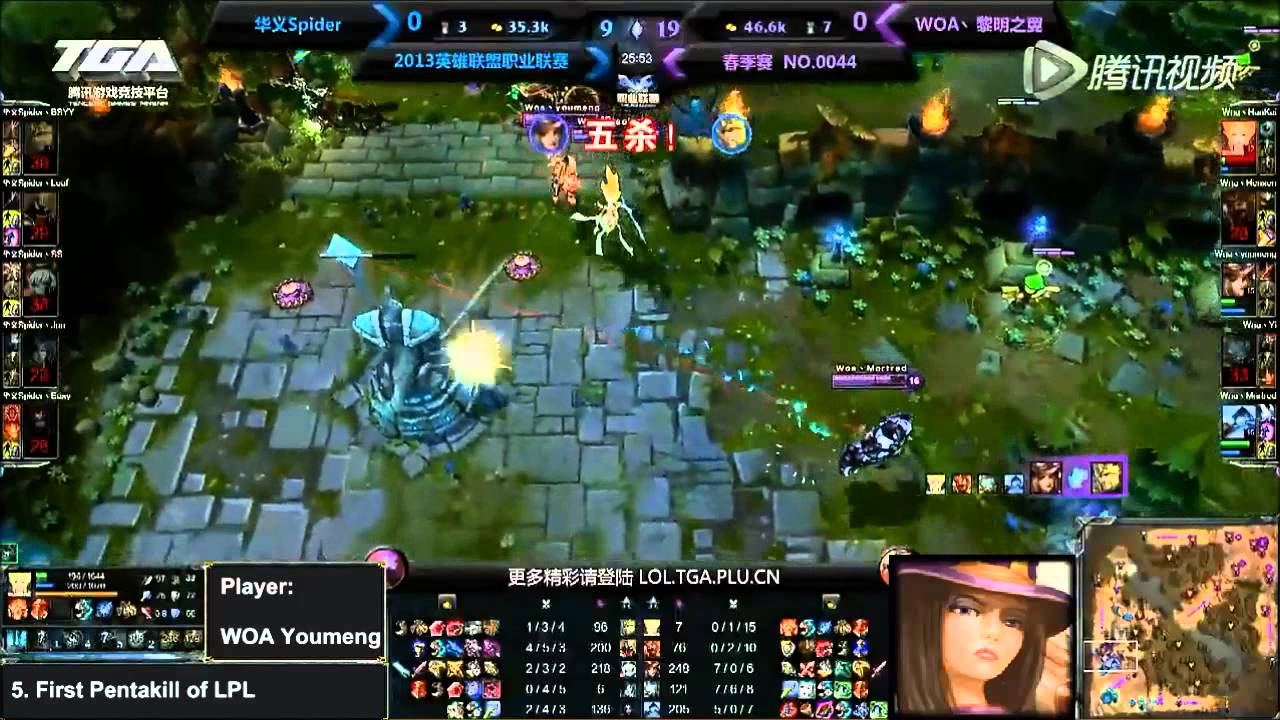 Top 7 Plays from the Chinese LCS (Tencent LOL Pro League): Week 2