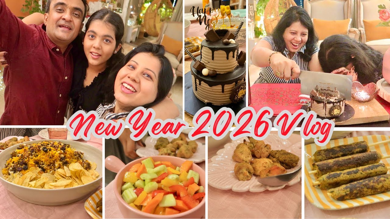 NEW YEAR 2026 CELEBRATION VLOG❤️ Special New Year Dinner Party Menu