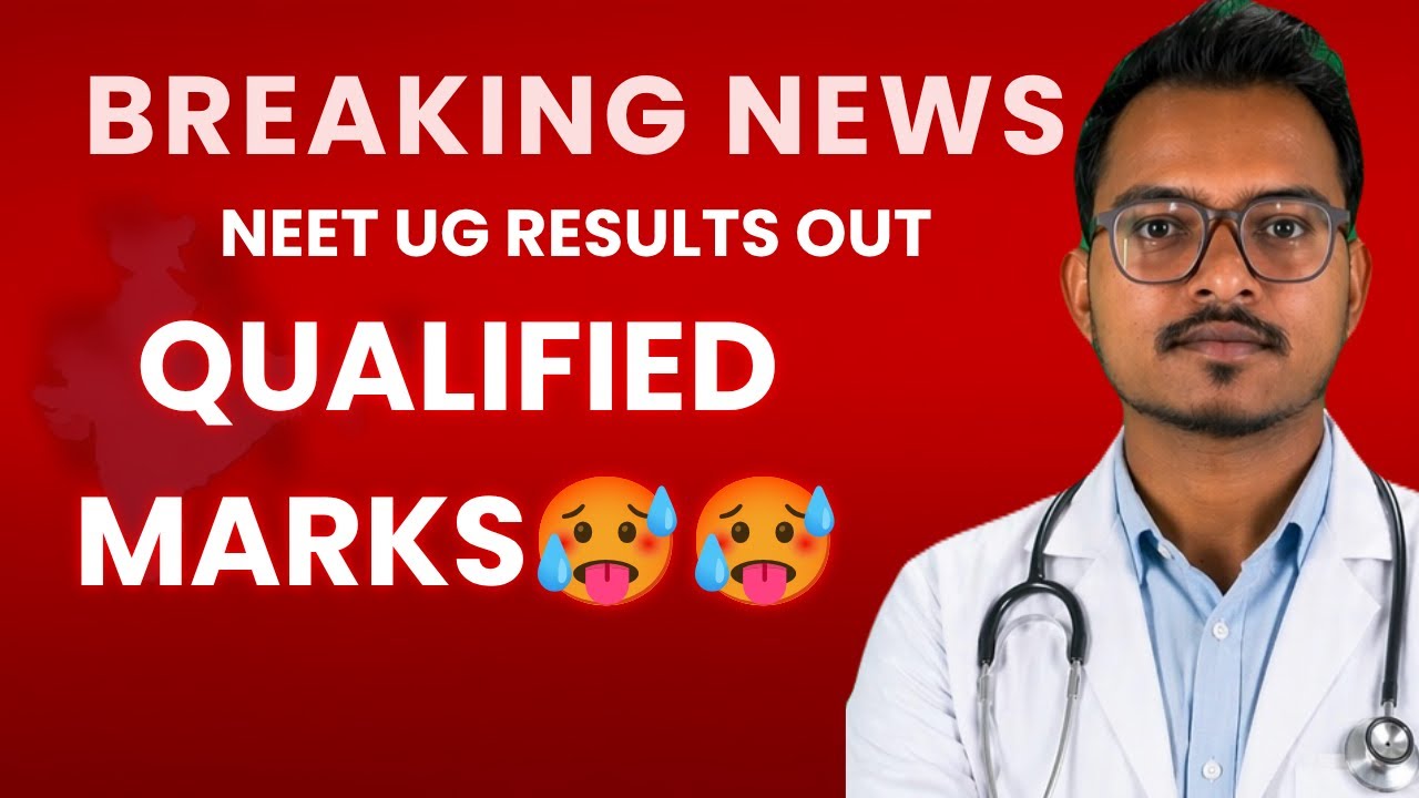 NEET UG RESULTS is Out 2026 Qualified cut-off is shocking.😳