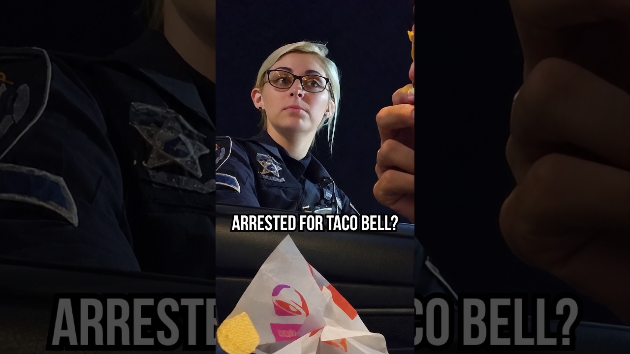 Мужчина арестован за то, что ел тако из Taco Bell 🌮 #полиция #нательнаякамера #полицейские #право...