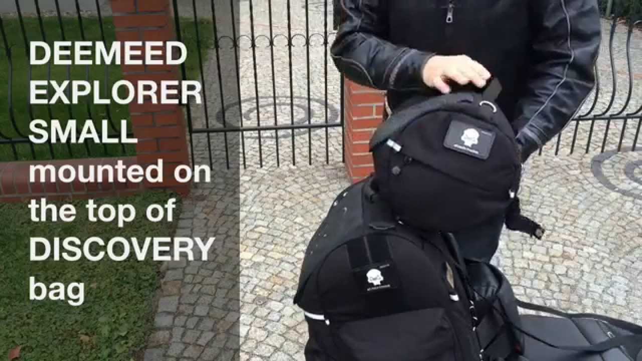 DEEMEED Explorer Small bag mounted on the top of Discovery bag
