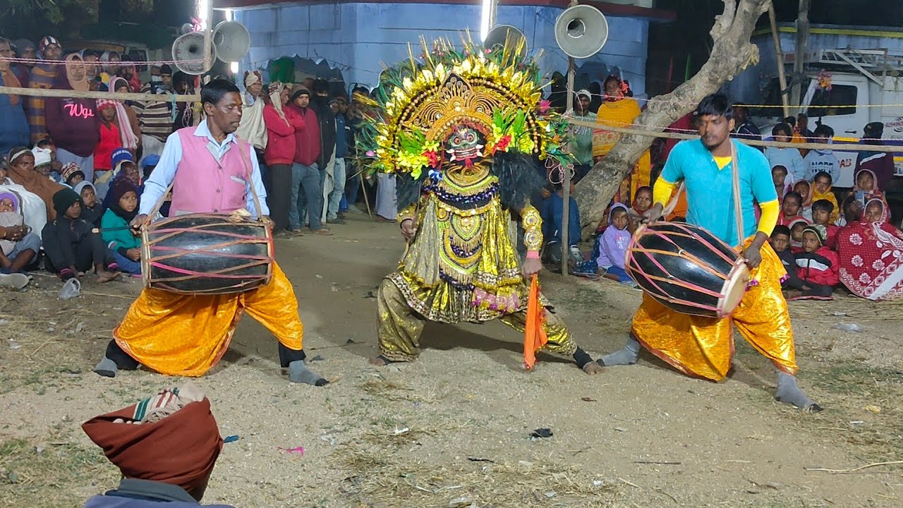 নতুন মুখোশ ও পোশাকে অসুর নাচ 💥 💥 ওস্তাদ ধণীরাম কালিন্দী। purulia Chhou nach 
