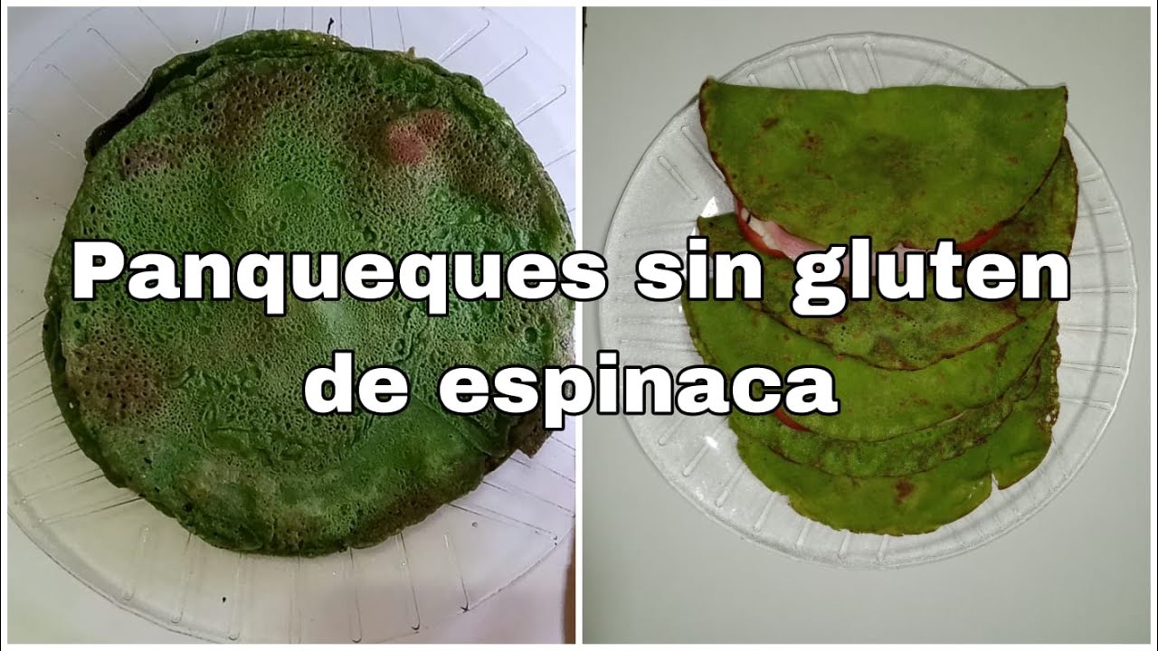 ¿Como preparar panqueques de espinaca SinGluten/SinTACC? Receta facil