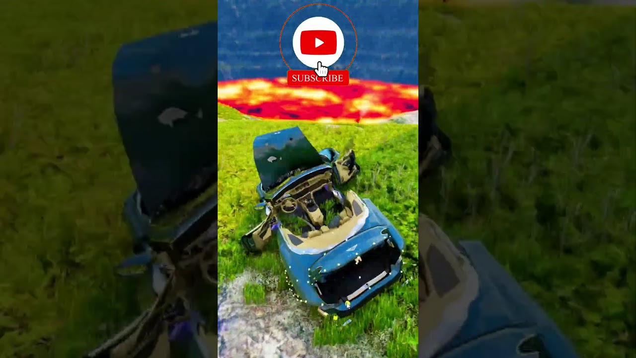 McQueen vs Hydraulic Crush #374 | BeamNG.Drive Gameplay  #beamng #experiment #mcqueen #jump