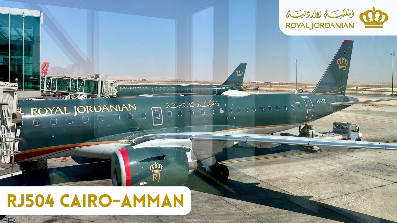 Royal Jordanian Business Class with Brand New Embraer E190-E2 | Cairo to Amman | Tripreport