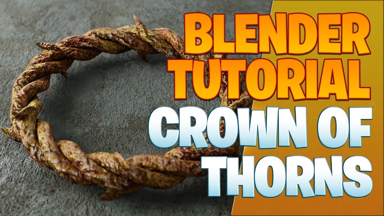 Crown of thorns - Blender Tutorial