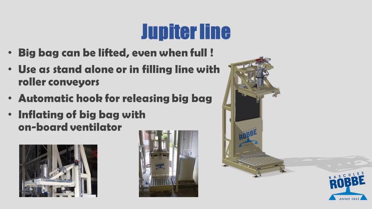 Presentation Big bag and octabin filling stations
