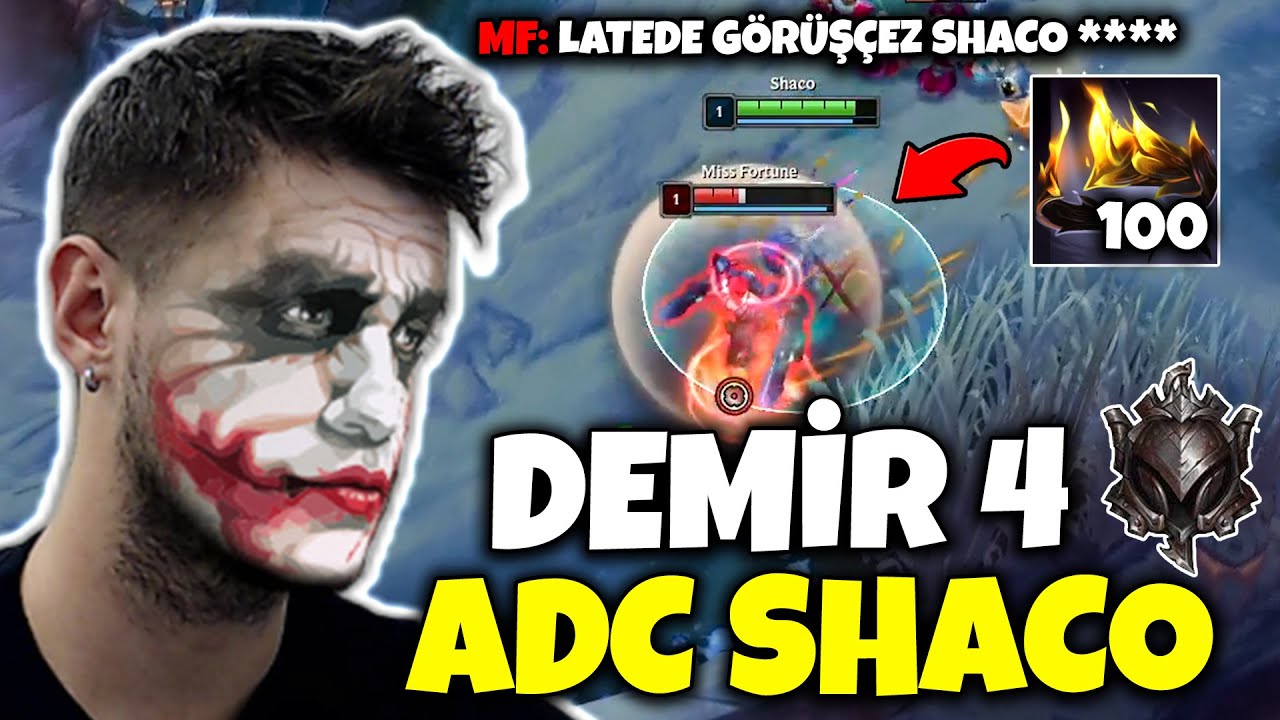 DEMİR4'LERİN ADC SHACOYA TEPKİLERİ ? (+40 KILL)