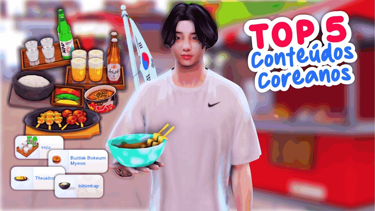 TOP 5: Conteúdos Coreanos para a sua gameplay no The Sims 4🍙💗 MOD REVIEW