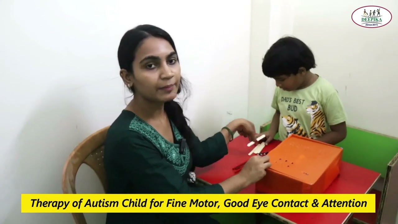 Therapy of Autism Child for Fine Motor, Good Eye Contact & Attention | Dr. Narendra Pandey