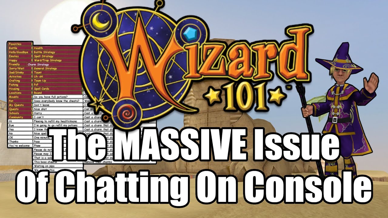 САМАЯ БОЛЬШАЯ проблема в Wizard101 Console Edition: система чата