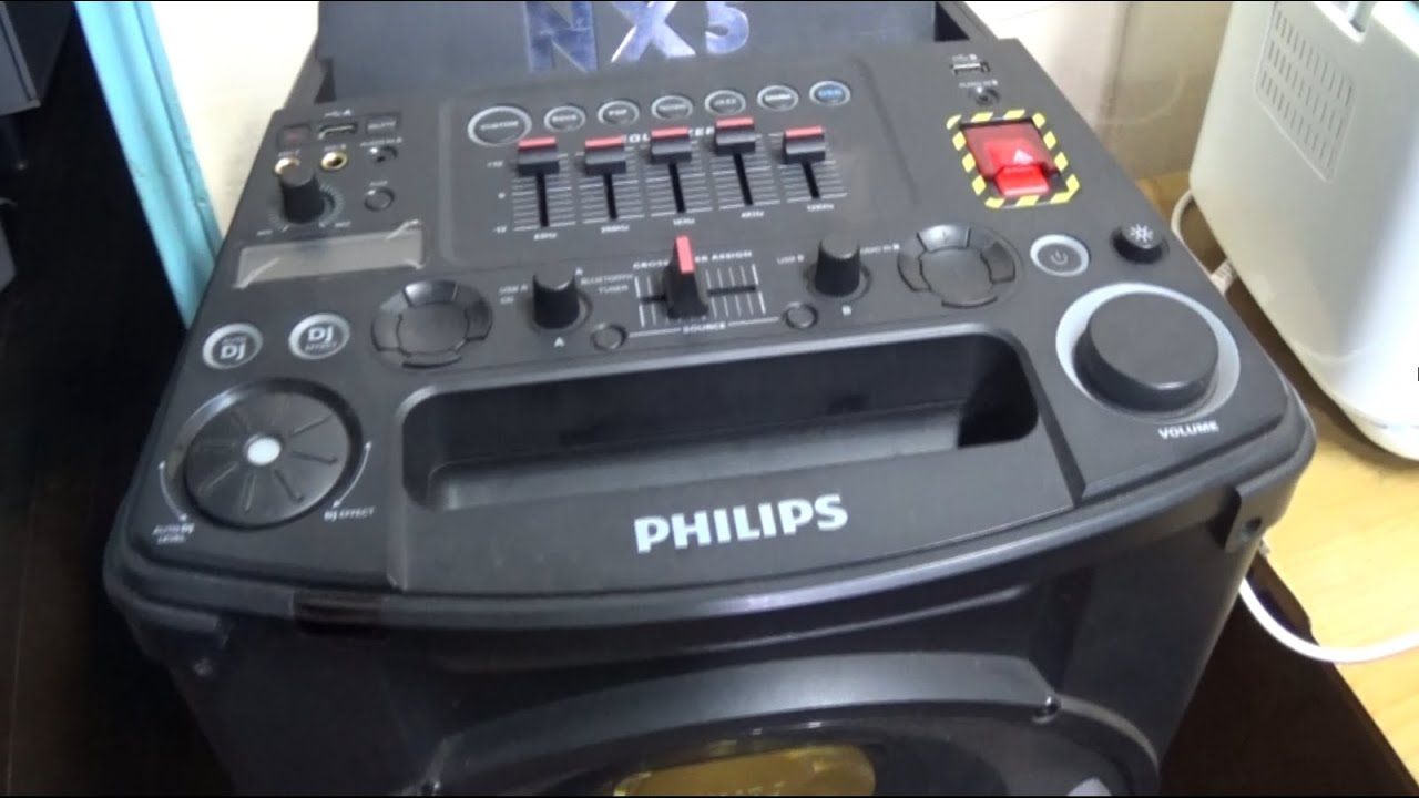 Conserto de caixa de som Philips NX5