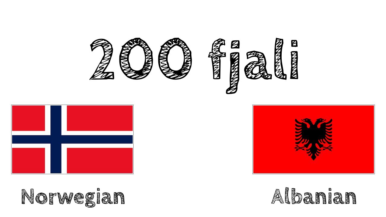 200 fjali - Norvegjisht - Shqip
