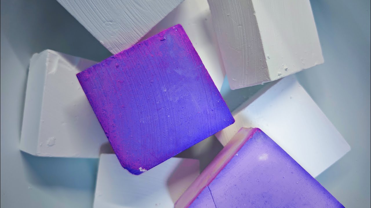 Dyed and Plain Jane Gym Chalk ｜ASMR｜💜🟣🟪