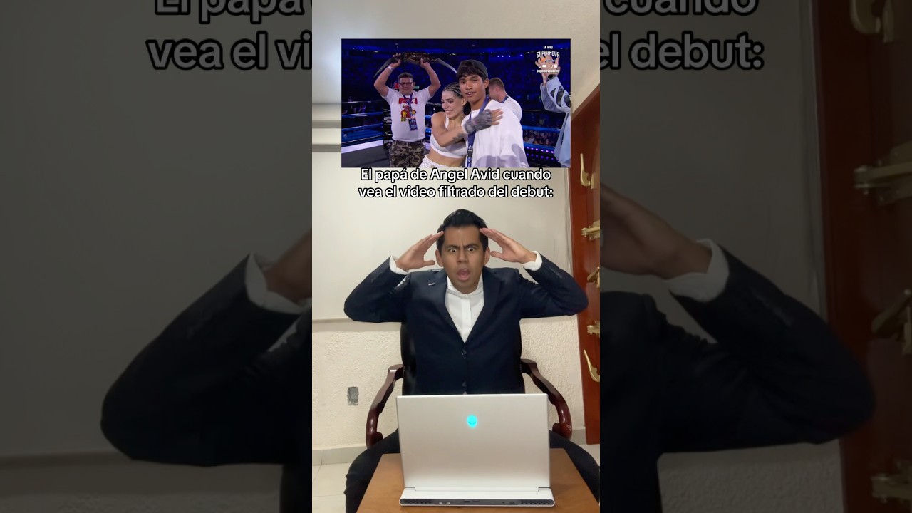 El pap&aacute; de Angel Avid cuando vea el video del debut!🥵🔥#angelavid #milica #supernova #humor