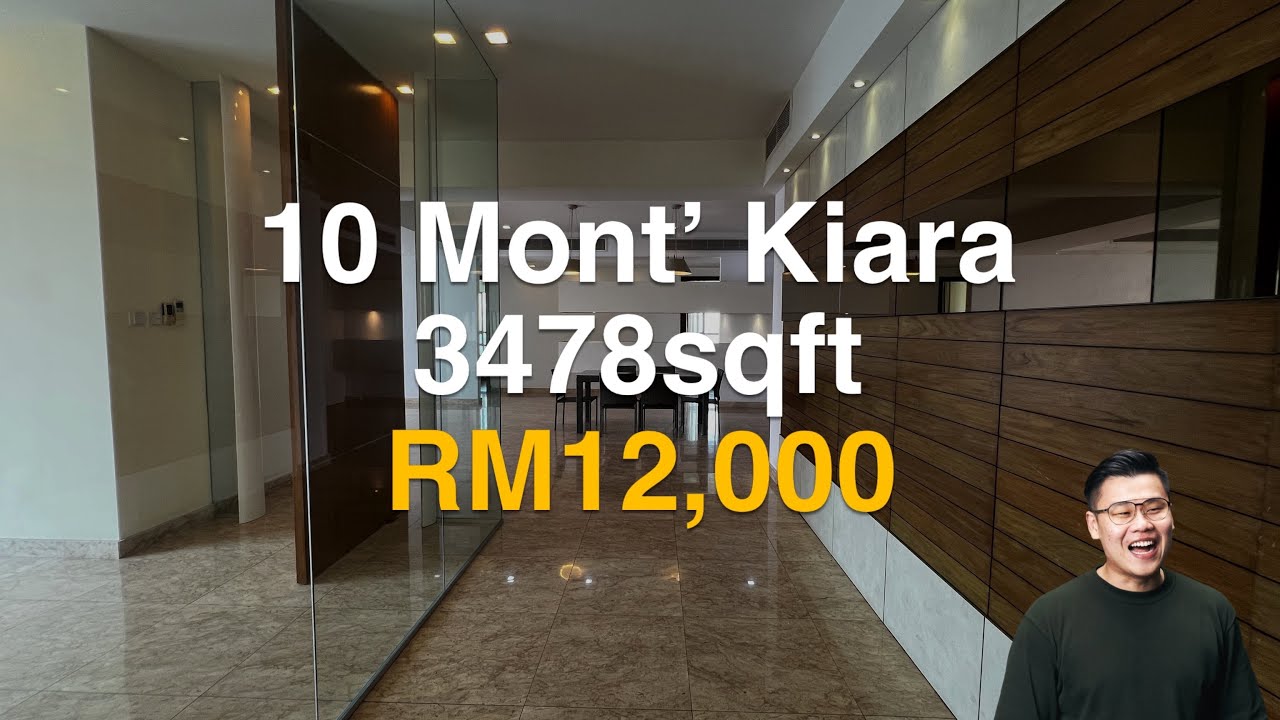 [MK 10] 10 Mont’ Kiara | 3478sqft | 4+1 Bedroom | 4 landmark buildings view in Mont Kiara | For Rent