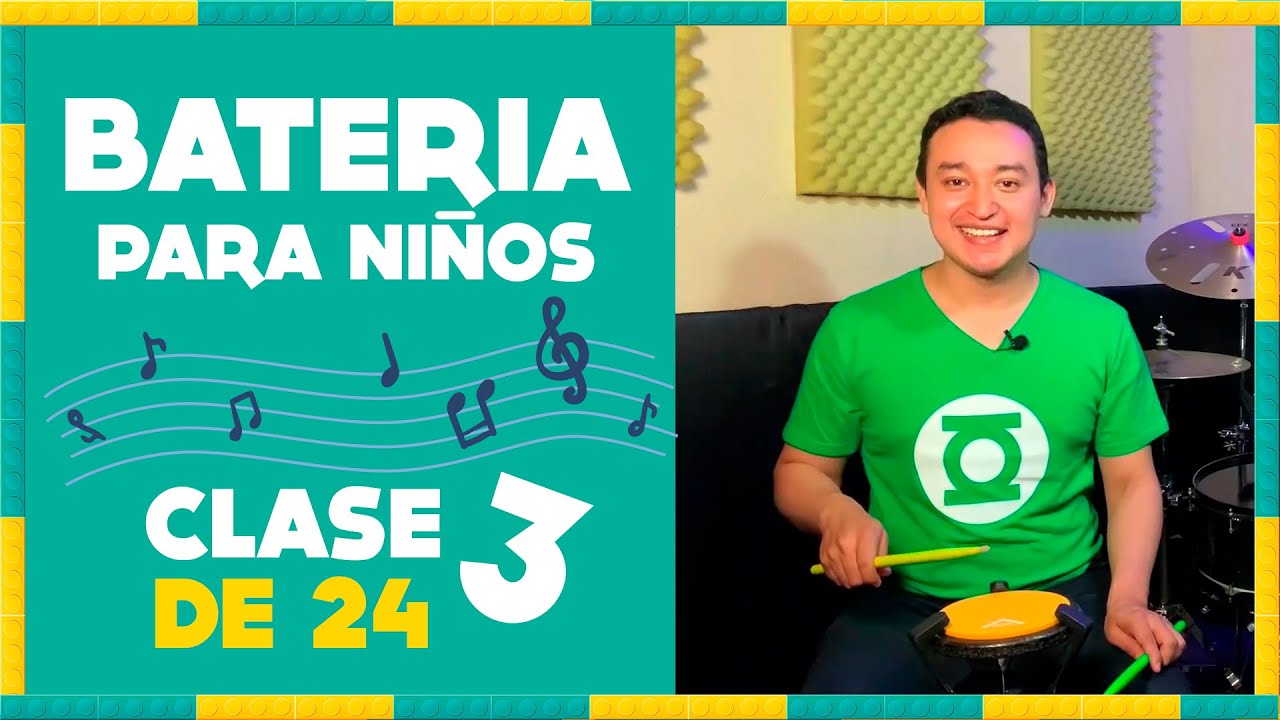 🔴 🟡 🟢 Class 3 of 24 - Drum Course for Children