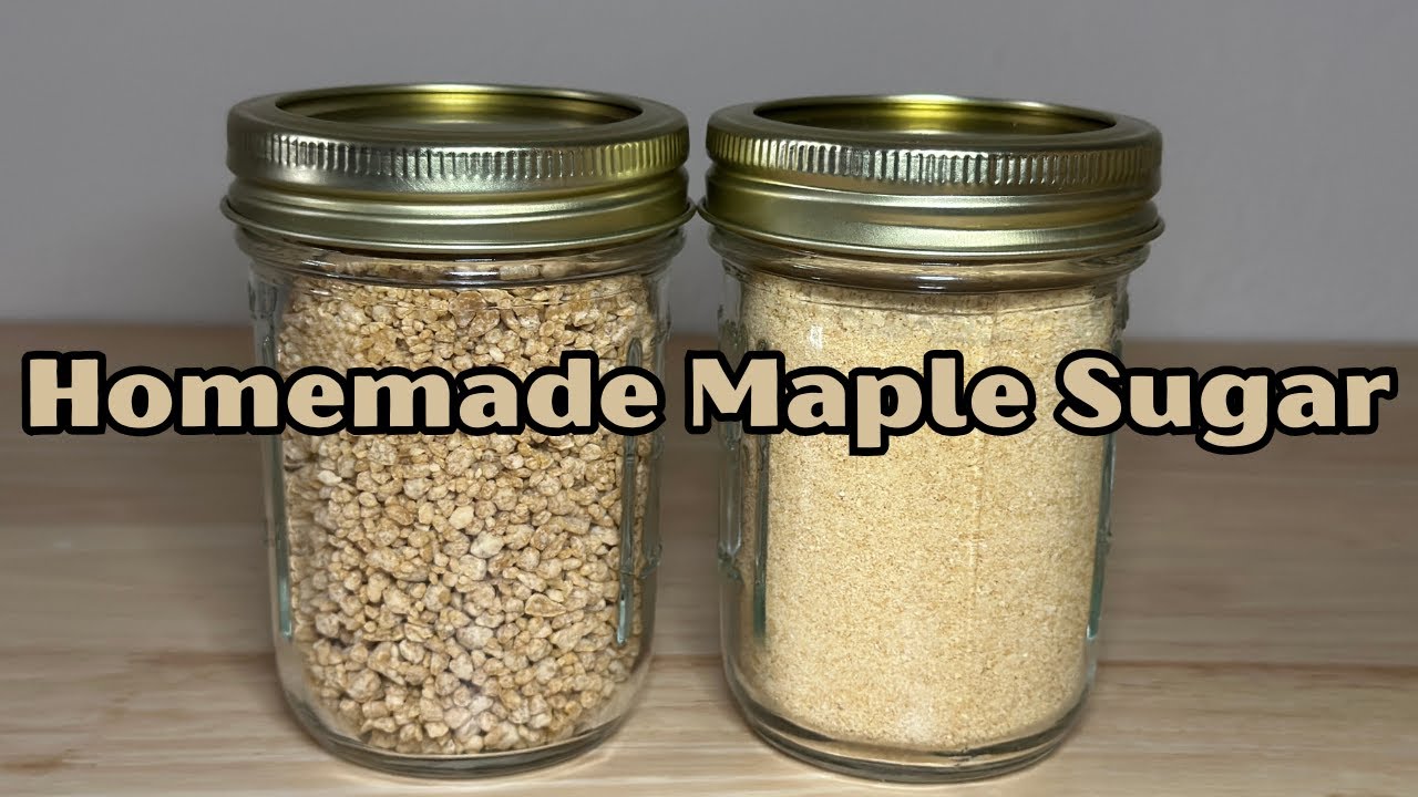 Homemade Maple Sugar! Easy & Delicious!