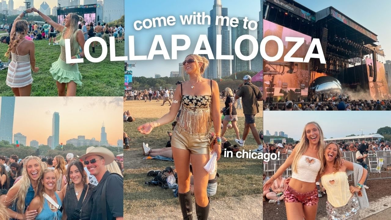 come with me to 4 days of lollapalooza *CHAOTIC VLOG*