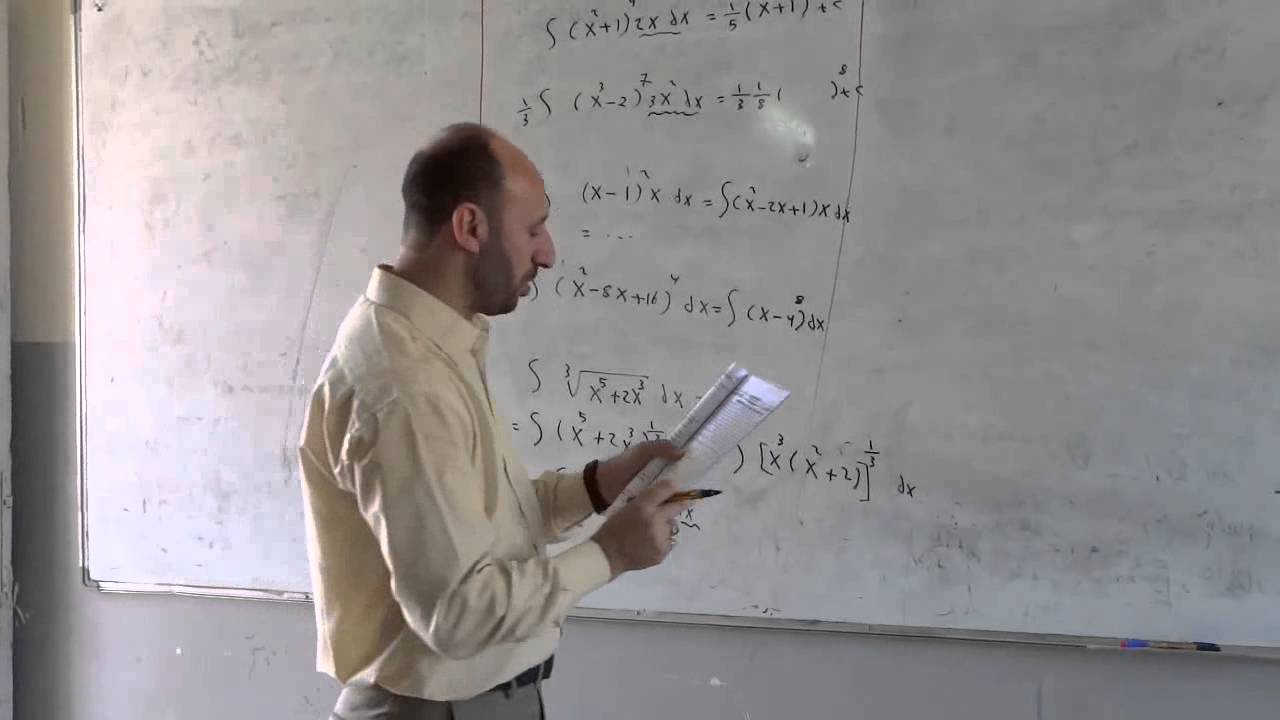 رياضيات السادس العلمي مراجعة مركزة الجزء السابع التكامل (1)