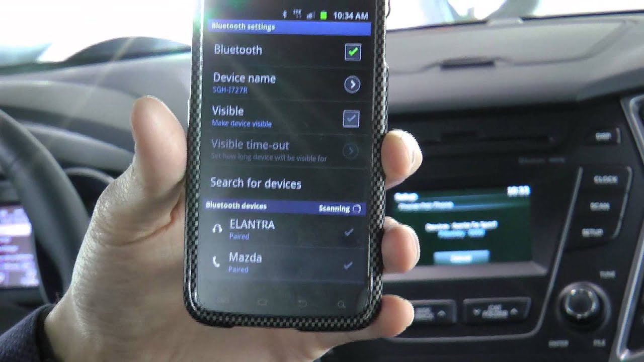 Bluetooth Pairing and Setup Demonstration for the 2013 Santa Fe | Calgary Hyundai Explains