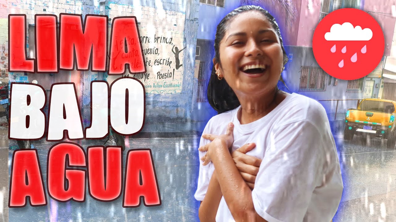 LIMEÑA CONOCE LA LLUVIA POR PRIMERA VEZ⛈️ MIRA SU REACCION! CUANDO SE DESATA LA TORMENTA!⚡