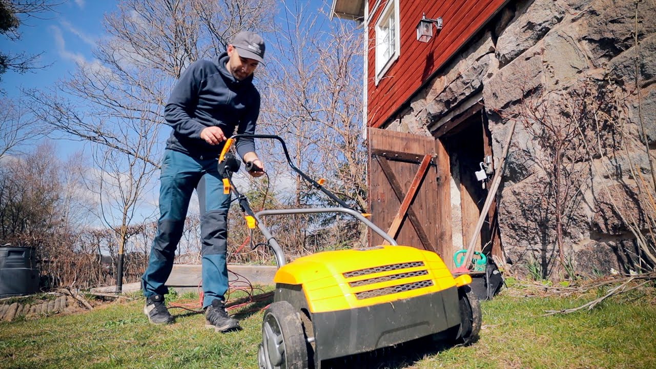 Börjar om med gräsmattan
