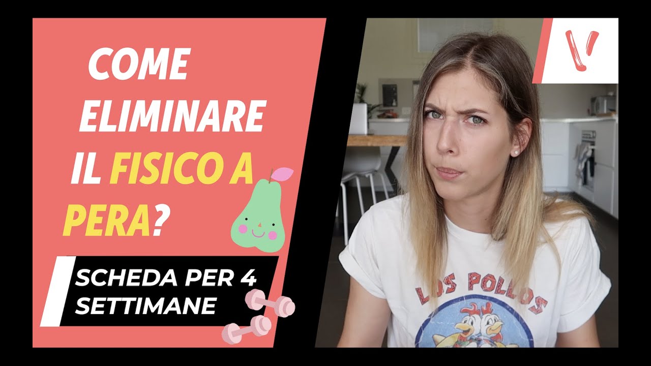 FISICO A PERA: COSA STAI SBAGLIANDO (scheda di allenamento)