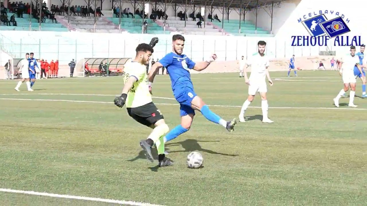 ملخص مباراة غالي معسكر و مولودية البيض هدف في كل شبكة