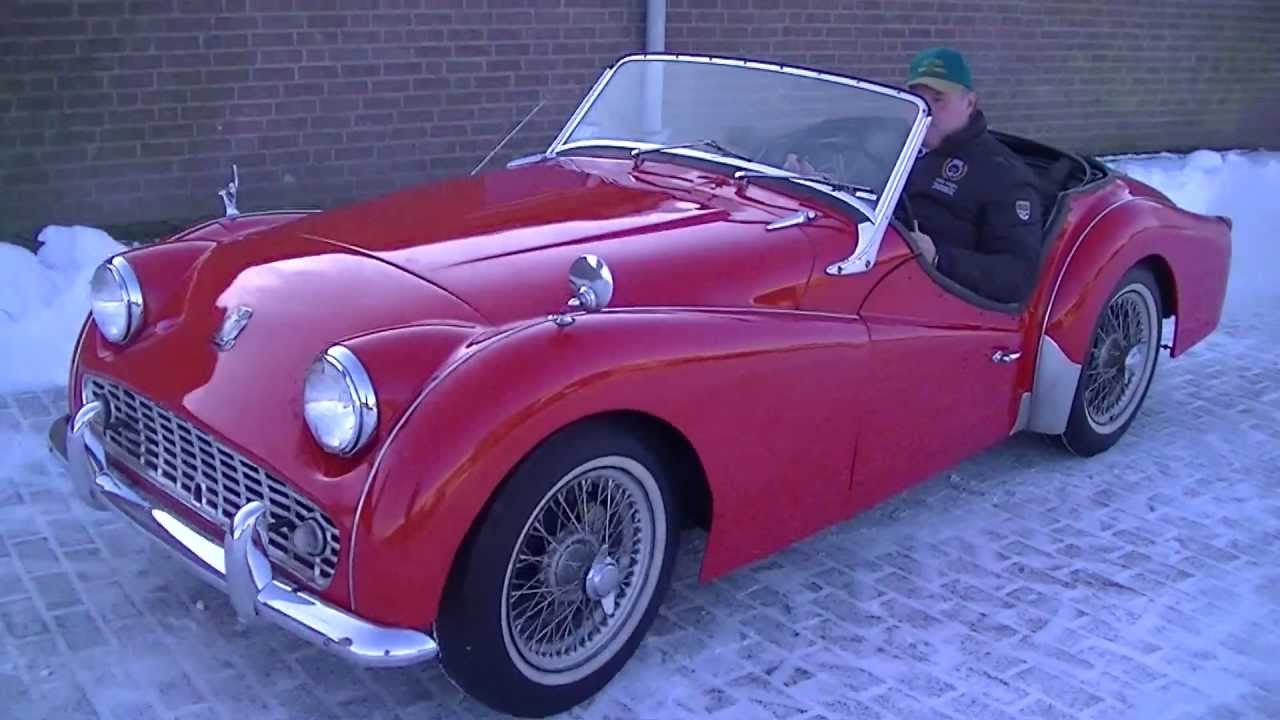 Rare Triumph TR3B 1962 Matching VIDEO www.ERclassics.com