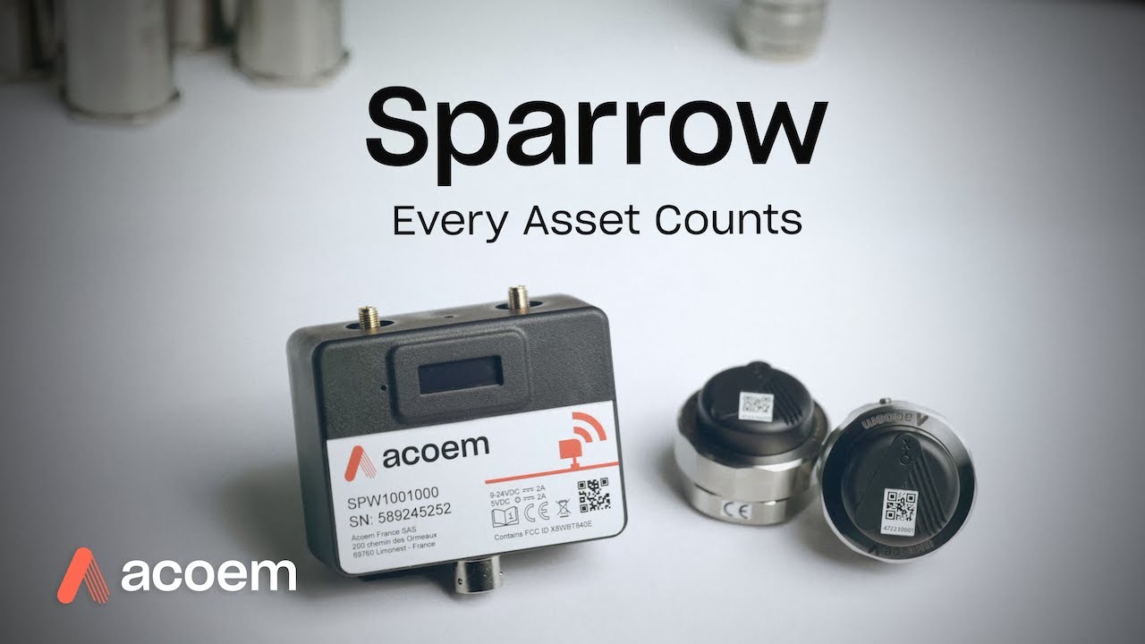 Acoem Sparrow for Industrial Reliability... Every asset counts