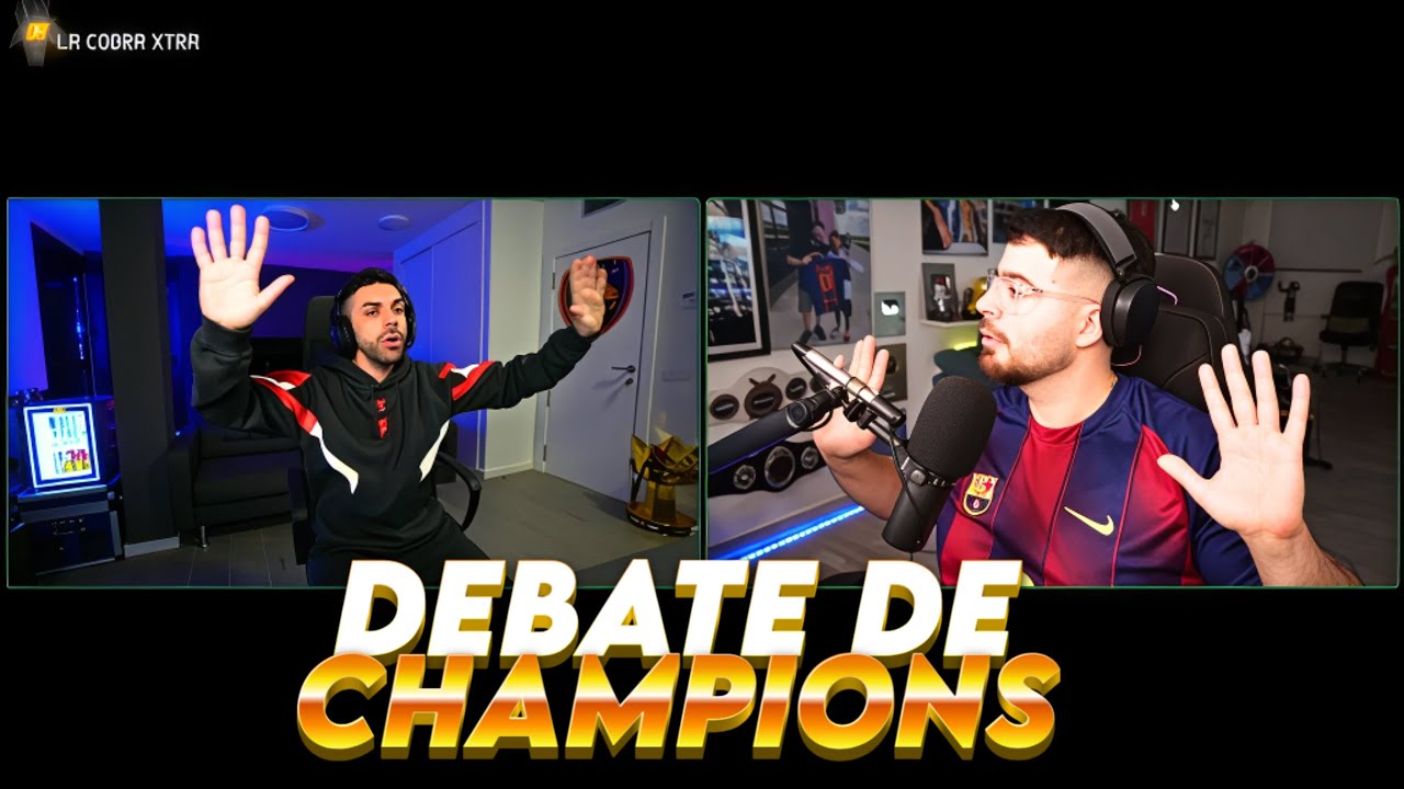 La Cobra y DjMariio Debaten sobre el BARCELONA y REAL MADRID en Champions