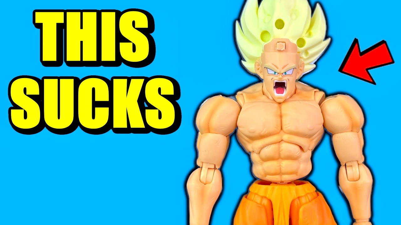 Фигурка Гоку из аниме Mythos SSJ Broly Dragonball Super (подделка KONG figuarts)