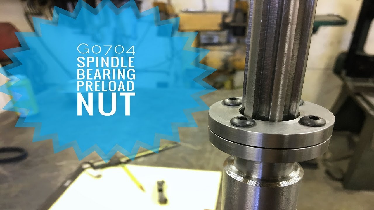 G0704 Spindle Bearing Preload Adjusting Nut