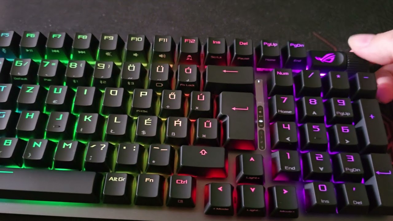 Rog strix scope II 96 Wireless magyar bemutat&oacute; r&ouml;viden