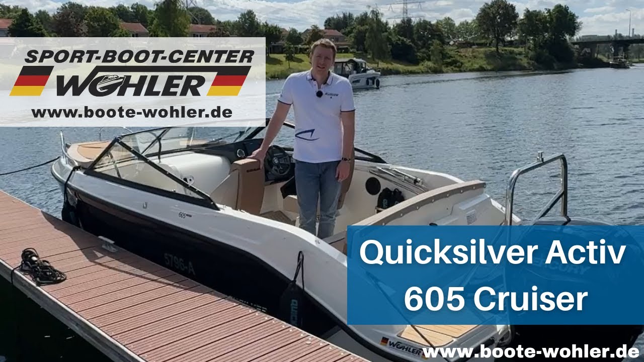 Quicksilver Activ 605 Cruiser - Mercury F150 XL - Sport-Boot-Center Wohler