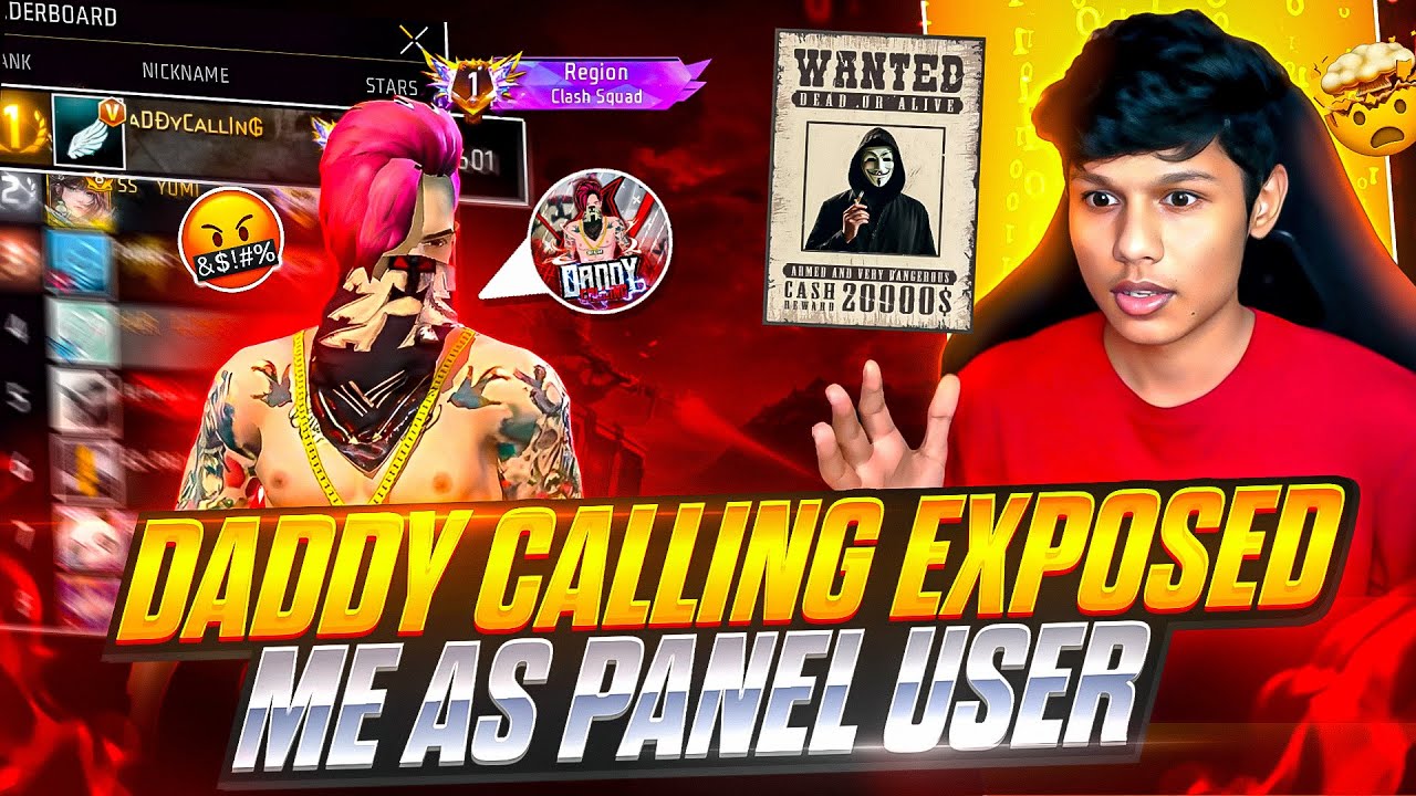 DADDY CALLING 🤯EXPOSED ME AS 👿DMD PANEL USER💥 -@daddycalling_ff