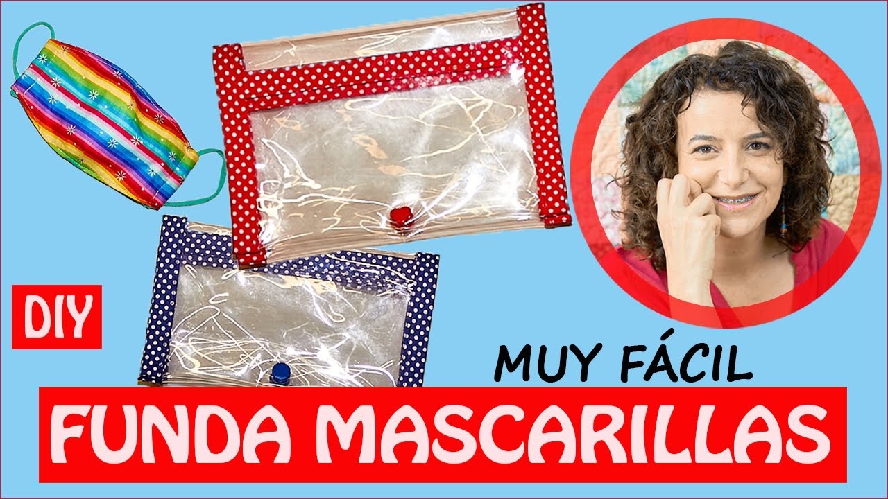 1 FUNDA para MASCARILLAS con 4 COMPARTIMENTOS | FÁCIL (nivel principiante)