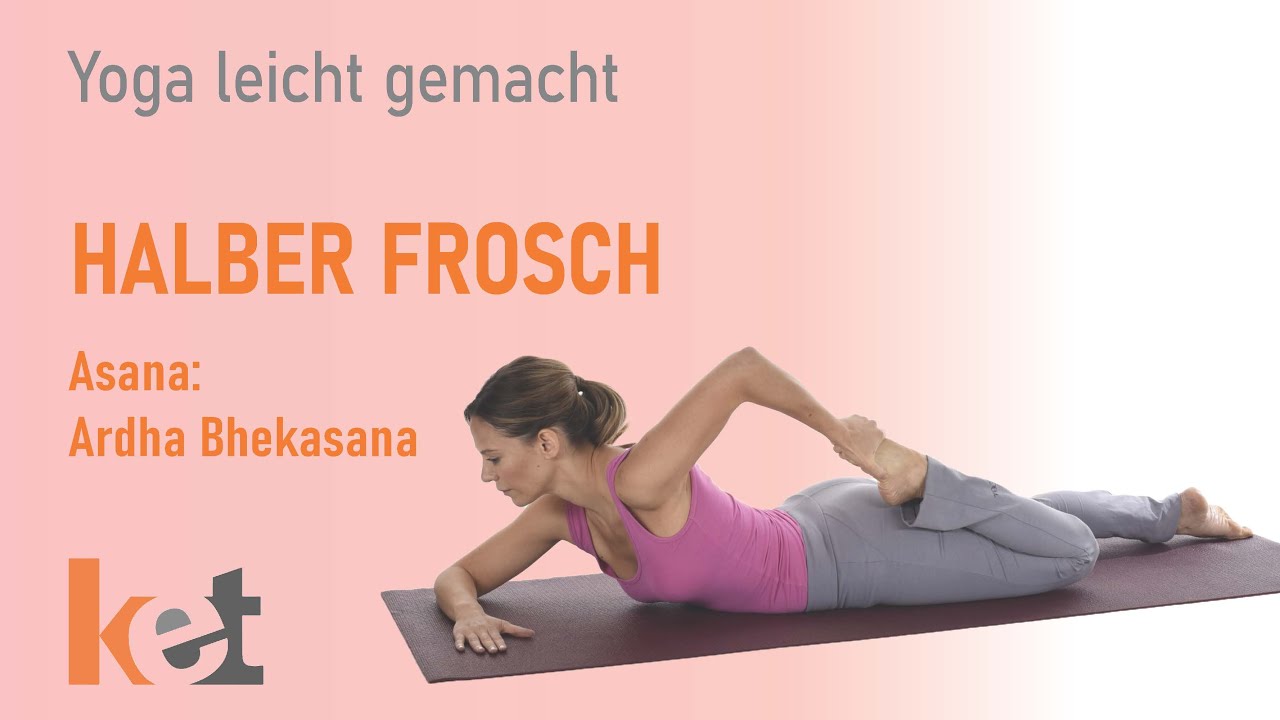 Yoga / Asana / Halber Frosch / Ardha Bhekasana