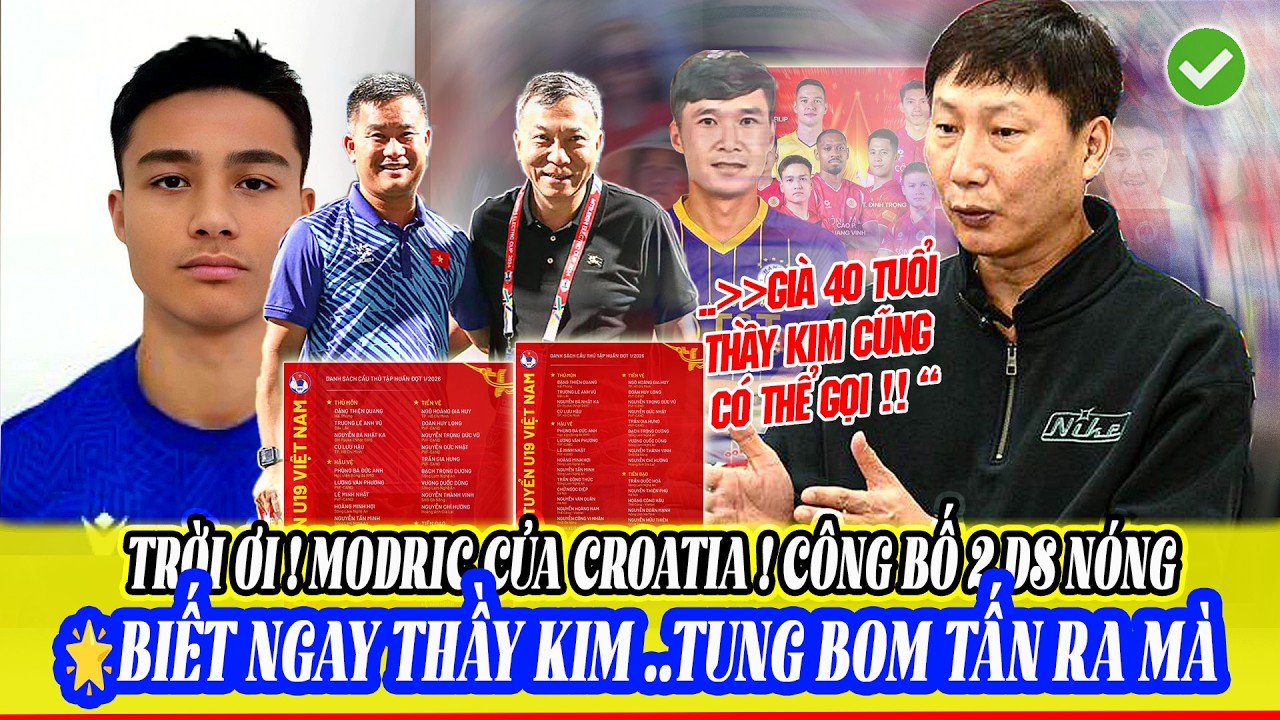 💖 SỐC DANH SÁCH ĐTVN - THẦY KIM GỌI 'ÔNG GIÀ' 33 TUỔI LÊN TUYỂN 😍 Sao Việt kiều Croatia lên tuyển !