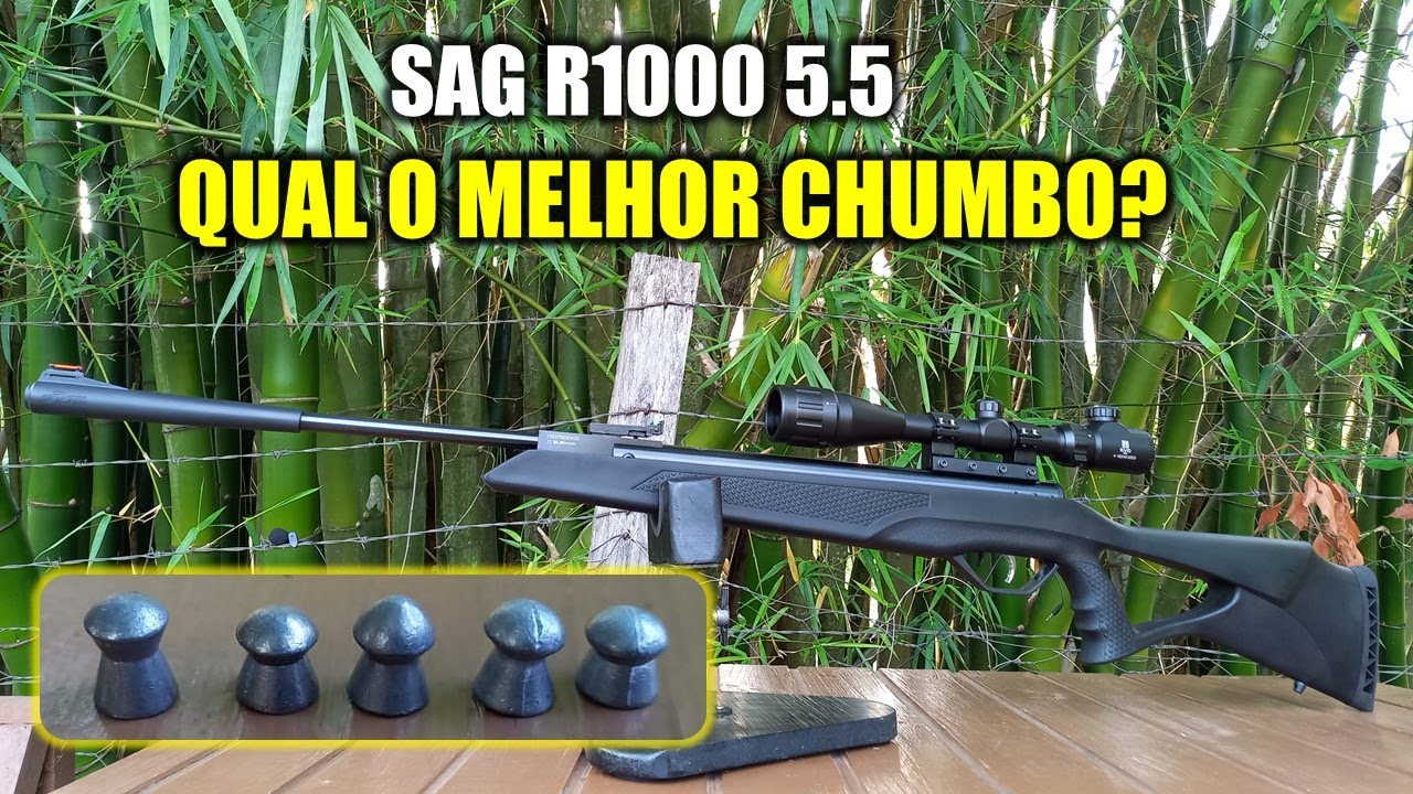 Melhor Chumbinho para SAG R1000 Supergun, Promax, Promagnum, Round e Strike