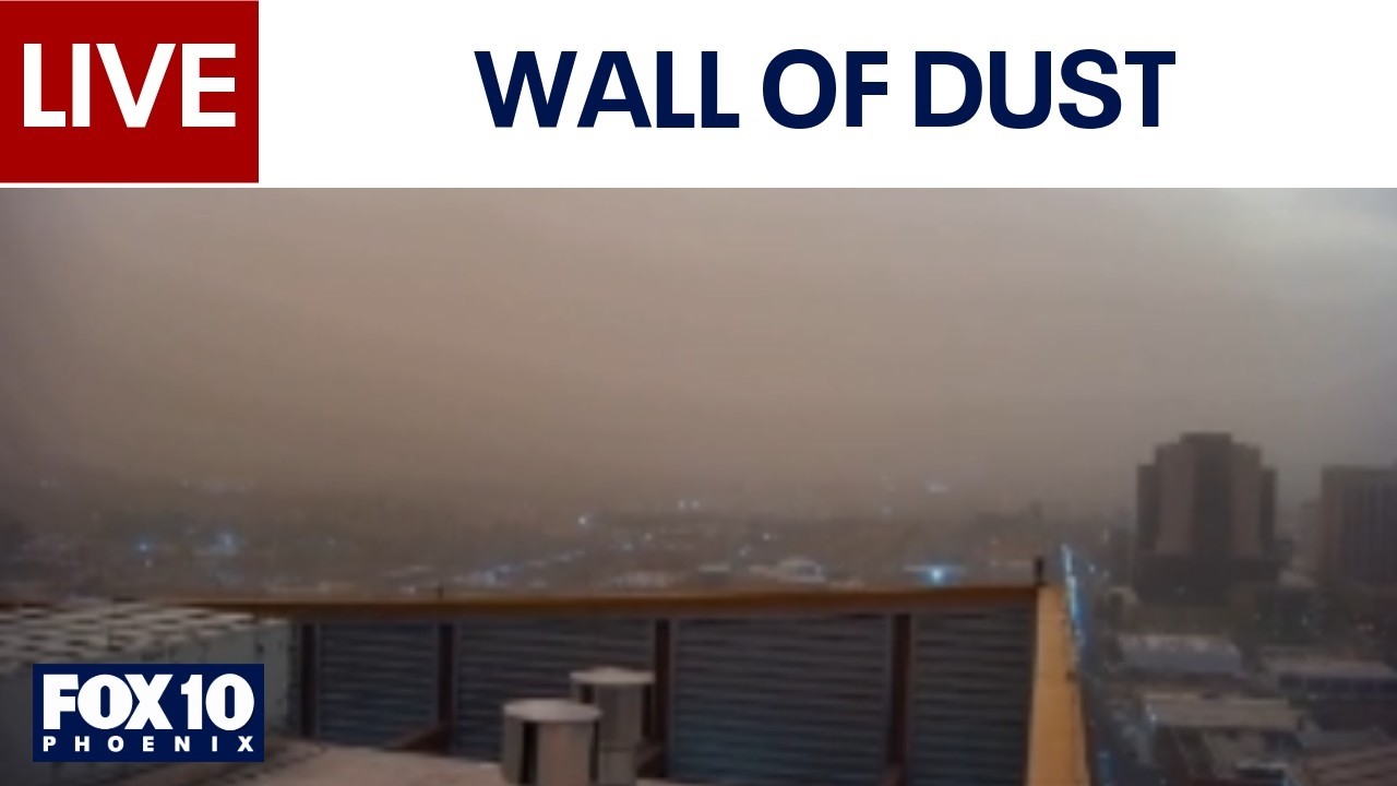 Dust Storm Warning issued as massive wall of dust rolls into Phoenix | FOX 10 Phoenix