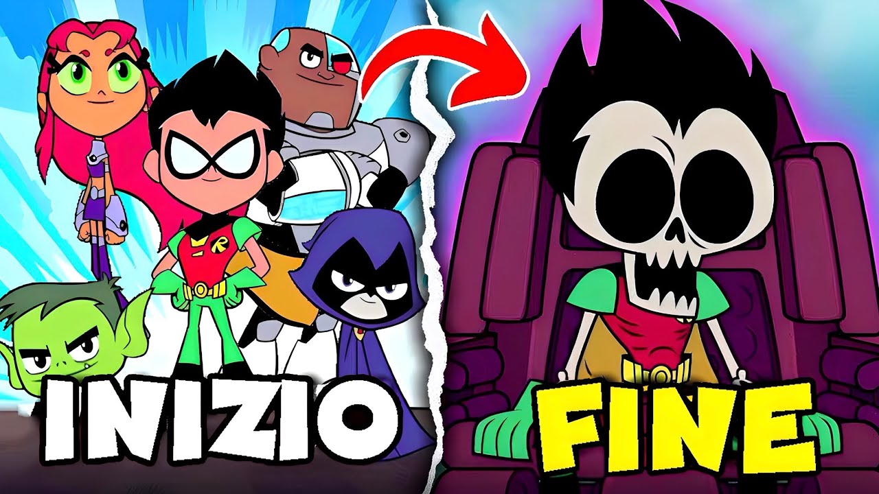 L'INTERA storia di Teen Titans Go dall'inizio alla fine in 9 minuti