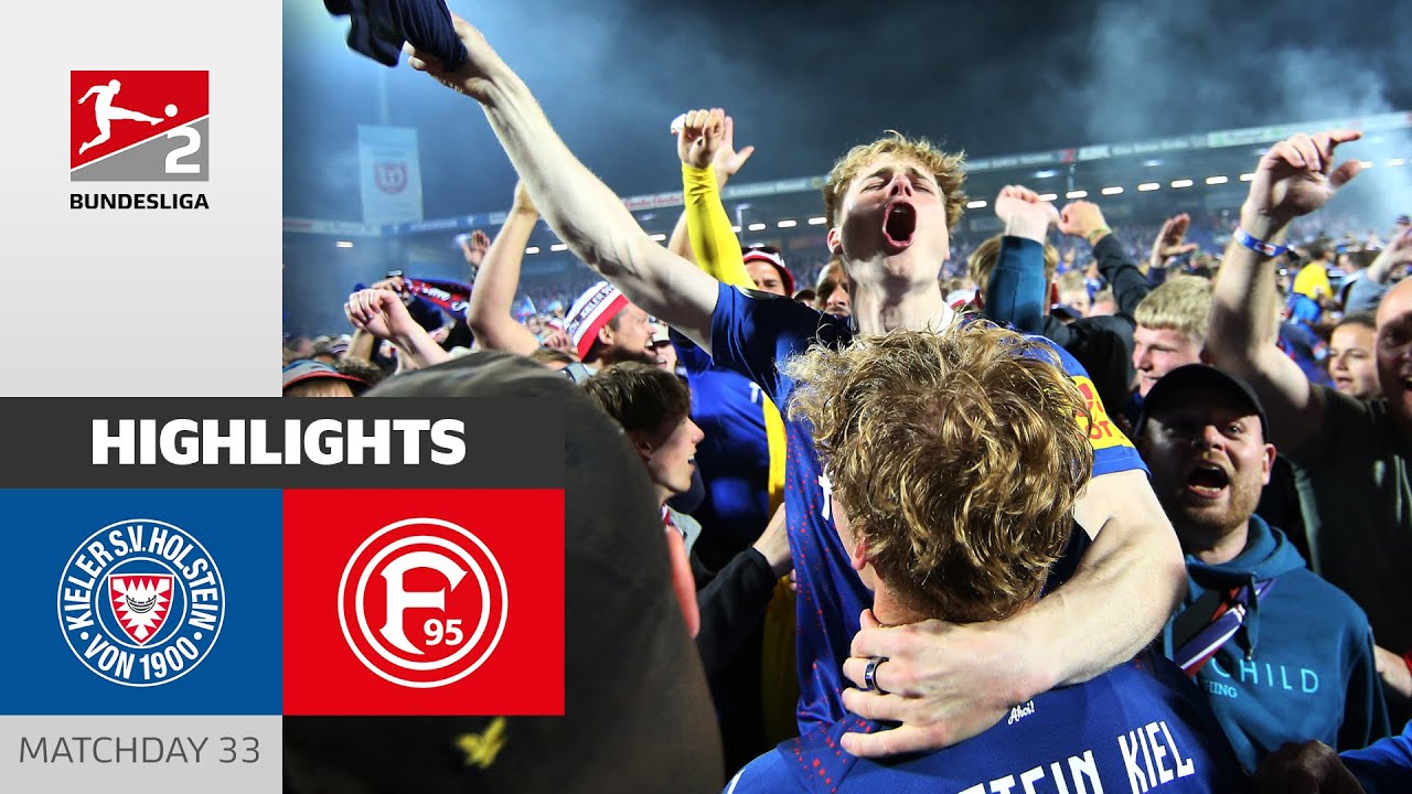 First Time In History: Kiel Goes Bundesliga | Holstein Kiel - Fortuna D&uuml;sseldorf 1-1 | Highlights